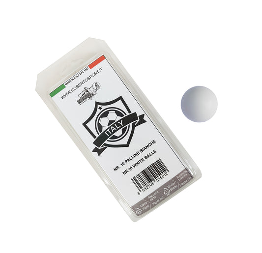 10 palline bianche standard