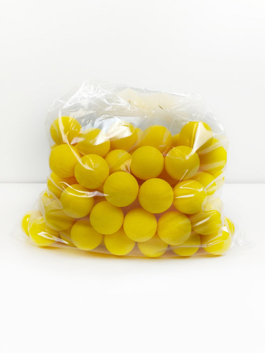 100 palline gialle standard
