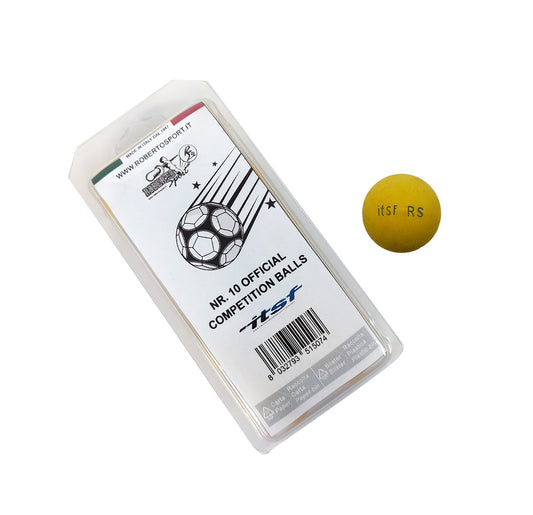 10 palline omologate ITSF
