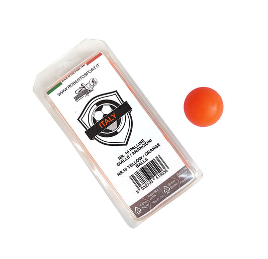 10 palline Arancioni