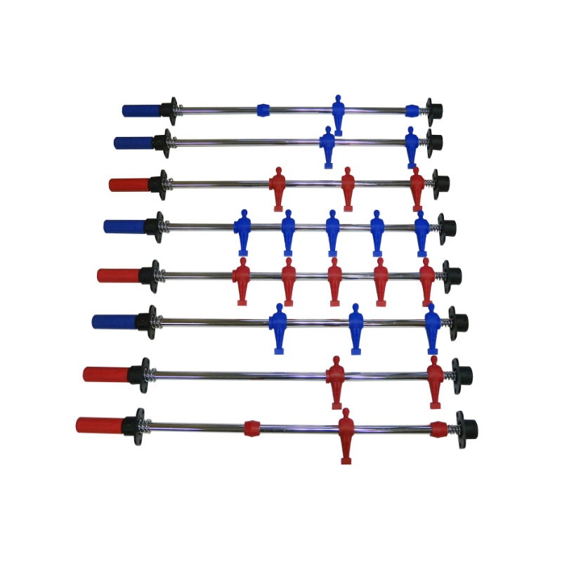 Serie completa 8 aste diam. 18 manopola Professional