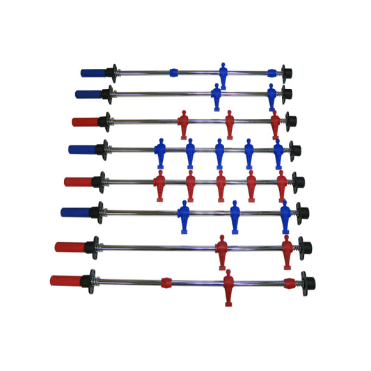 Serie completa 8 aste diam. 18 manopola Professional