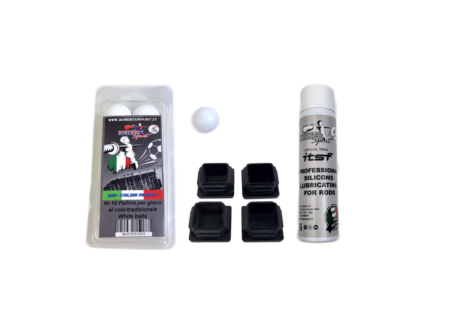 Kit puntali 30x30 - 10 palline - boccetta lubrificante