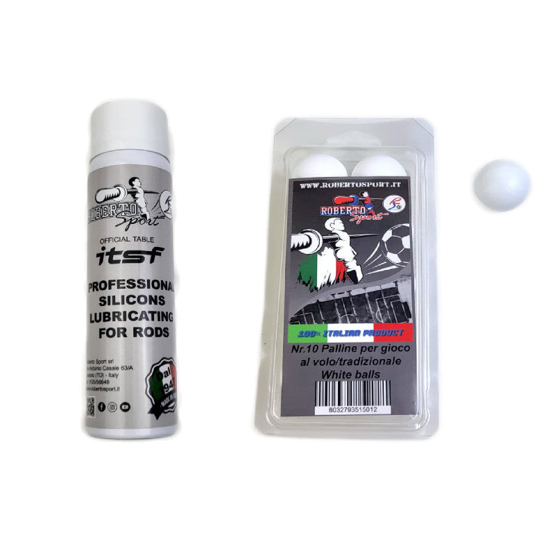 Kit 10 palline e boccetta lubrificante
