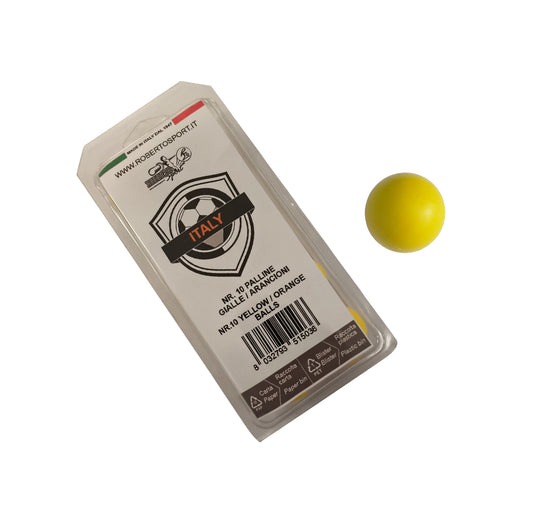 10 palline gialle standard