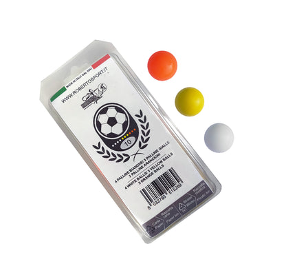 Set di palline standard bianche e colorate