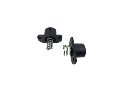 Kit di 1 boccola Universal diam. 18 lato manopola con boccolina alto scorrimento e 1 boccola chiusa complete di molle lunghe