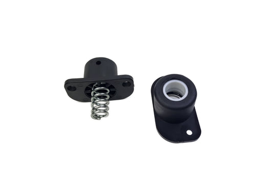Kit di 1 boccola Universal diam. 18 lato manopola con boccolina alto scorrimento e 1 boccola chiusa complete di molle lunghe
