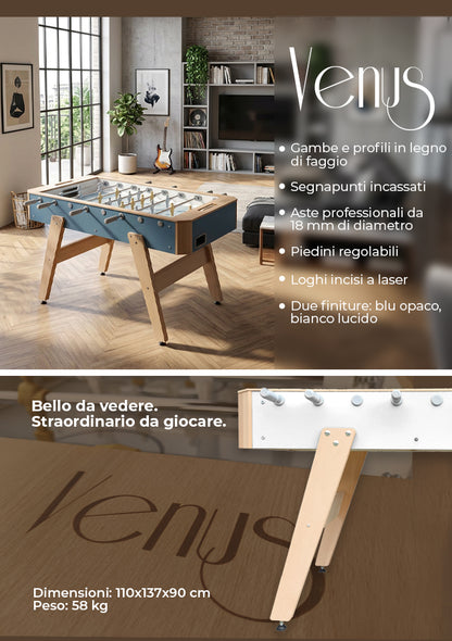 Calciobalilla Venus - Novità !!! - Prodotto disponibile dal 10 novembre