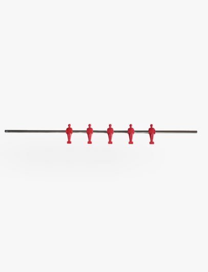 Single hollow rods